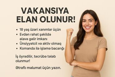 мастер по ремонту телефонов вакансии: Vakansiya: Evdən rahat şəkildə əlavə gəlir imkanı Tələblər: - 18