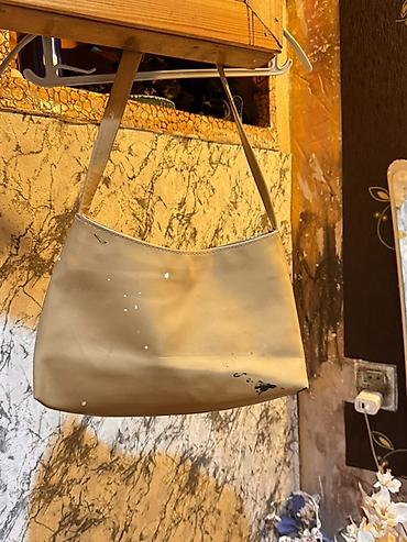 Çantalar: Bej rəngli çiyin çantası - Stil: minimal, gündəlik istifadə üçün — 2