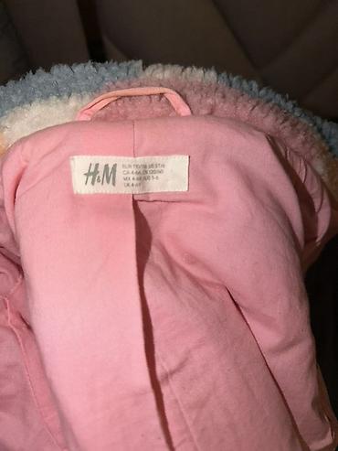 шерпа: Детская флисовая куртка H&M - Размер по бирке: EUR 110/116, US — 3