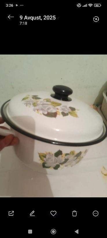 Tava-qazan dəstləri: Rəng - Ağ — 9