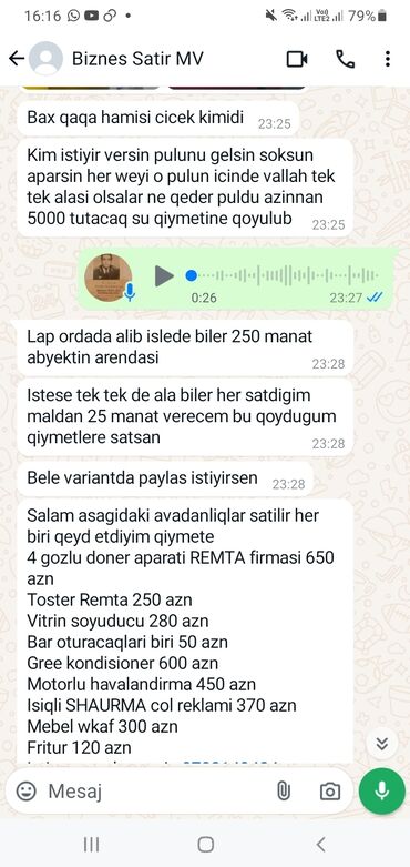 dönərxana açmaq: Salam donerxana biznesi satilir 2700quzi endirim var tek tek alsaz