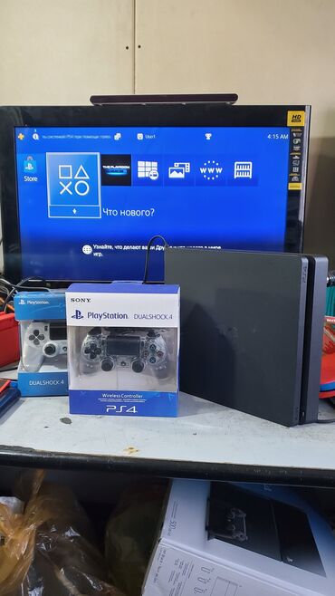 PS4 (Sony PlayStation 4): СКИДКИ НА ДВА ДНЯ!!!!!!!!!!!!!!! Playstation 4 slim 500gb, в комплекте