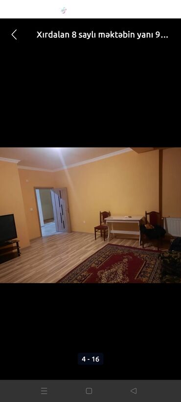 Uzunmüddətli kirayə mənzillər: Xirdalanda 5 nömreli mektebe yaxin 9/6 mertebesinde 2 otaqli ev 430 — 6