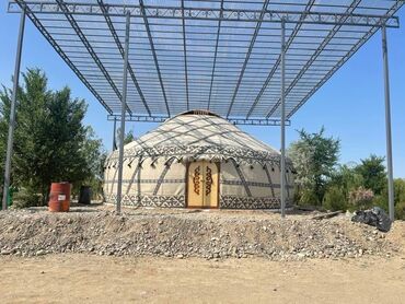 Продажа юрт: Продажа юрты, Каркас Деревянный, 100 баш, Диаметр: 7 метров — 2