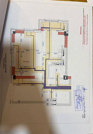 avangard building: 2 комнаты, 75 м², Асанбай мкр Элитка, 18 этаж, ПСО (под самоотделку) — 3
