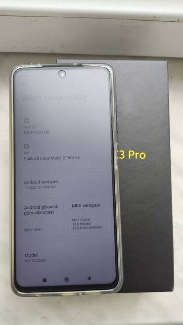 poko x 3: Xiaomi Black Shark 3 Pro, 8 GB, rəng - Boz