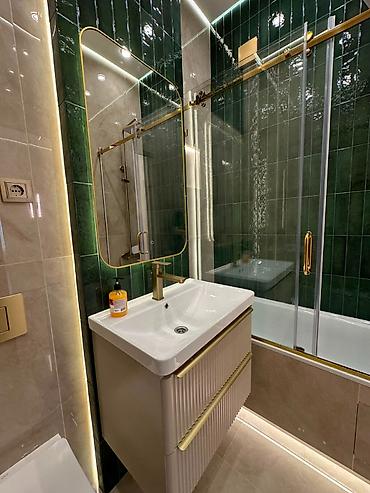 елисей: 3 комнаты, 75 м², Асанбай мкр Элитка, 4 этаж, Дизайнерский ремонт — 9