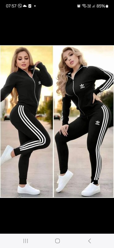 Gornji i donji deo: Ženske komplet trenerke licra S,M,L,XL,XXL veličine za samo 3700 din — 17