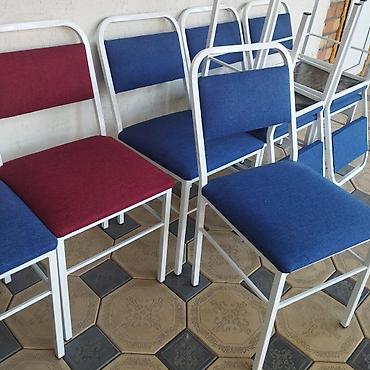 Табуретки: Железные новые стуля. Темир стул. Для кафе. Кухонные стуля. Швеяга — 12