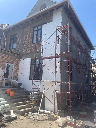 Фасадные работы: Делаем фасадные работы. краски, травертин, утепление, багеты. На любой — 11