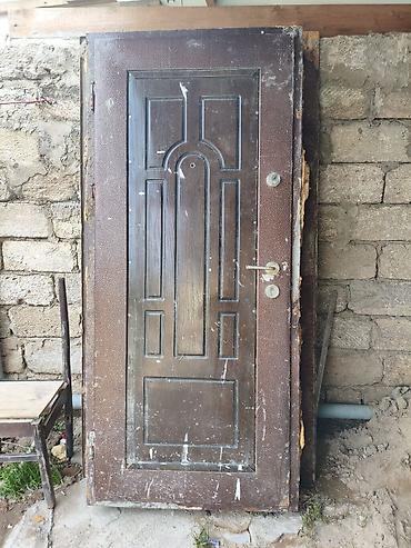 Giriş qapıları: Dəmir giriş qapısı dəsti Ölçü 2m - 90 Sm - Material: qalın metal/dəmir — 9