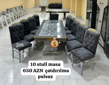 Стулья: Masa ve oturacaq rəng seçimi var