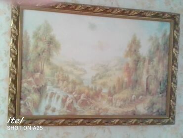 где можно разменять монеты на купюры: Продаю б/у картину. Цена 1000 сомов. Самовывоз