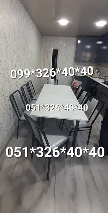 Masa və oturacaq dəstləri: Qonaq otağı üçün, Yeni, Açılmayan, Dördbucaq masa, 4 stul -da lalafo.az — 18 Masa və oturacaq dəstləri: Qonaq otağı üçün, Yeni, Açılmayan, Dördbucaq masa, 4 stul — 18