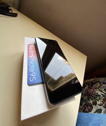 Xiaomi Redmi Note 9S, 128 ГБ, цвет - Серебристый, 
 Гарантия, Отпечаток пальца, Две SIM карты