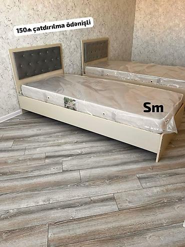 2 el carpayi: Yeni, Təknəfərlik çarpayı, Bazasız, Matras ilə, Siyirməsiz — 1