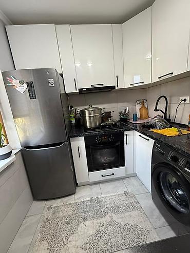 квартира с мебелью: 3 комнаты, 58 м², Центральная мечеть 104 серия, 4 этаж, Евроремонт — 2