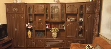 между комнат двери: Зал үчүн гарнитур, ДСП, түсү - Күрөң