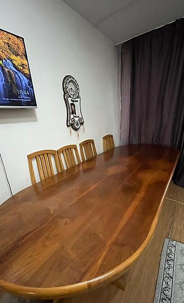 Залга арналган столдор: Зал үчүн үстөл, Колдонулган, Бүктөө эмес, Oval — 2