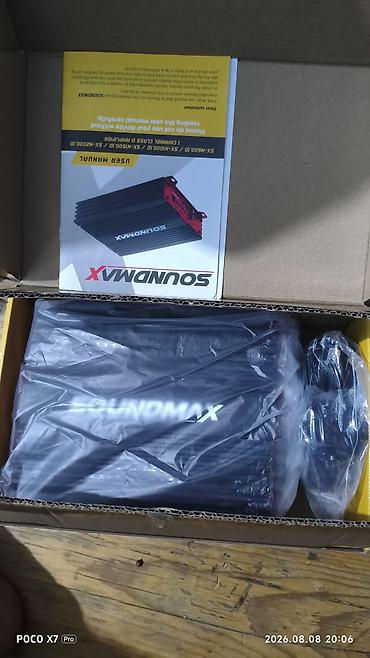 soundmax 5500: SOUNDMAX SX-N1000.1D monoblok avtomobil gücləndiricisi - Sinif: Class — 3