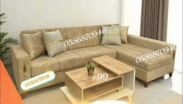 Sifarişlə divanlar: Künc divan, Qonaq otağı üçün, Parça, Açılmayan — 11