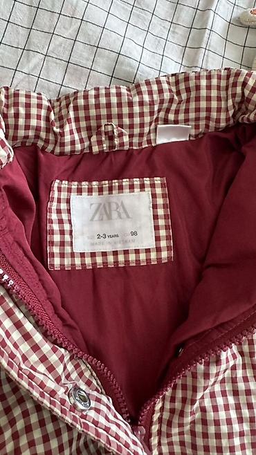 Верхняя одежда: Детская стёганая куртка ZARA оригинал - Размер: 2–3 года (рост 98 см) — 2