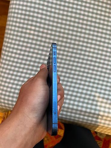 iphone 1e: IPhone 12, Б/у, 128 ГБ, Синий, Защитное стекло, Чехол, Коробка, 70 % — 6