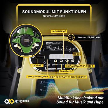 oversize dzemperi: Traktor na akumulator sa prikolicom BSD6601-Z-20 – 6V, 2 motora, kožno — 8