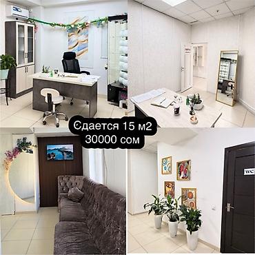 Сдаю Офисный кабинет: 15 м², В бизнес центре, С ремонтом, Первая линия