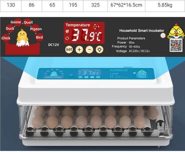 Oprema za kućne ljubimce: INKUBATOR Automatski nove generacije za 130 jaja 12v/220v — 6