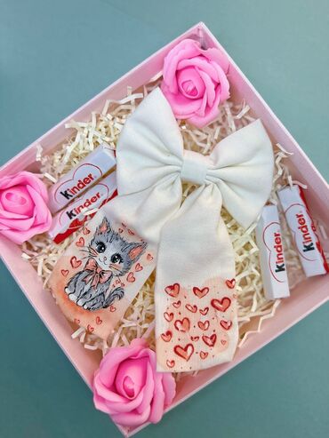 🎀 Saç bantları böyük ölçüdə. Əl işi suya davamlı boya ilə çəkilib