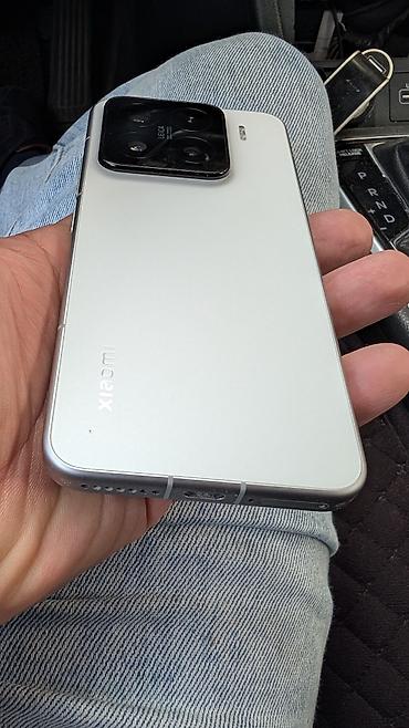 Уюлдук телефондор жана аксессуарлар: Xiaomi, 15, Колдонулган, 512 ГБ, түсү - Ак, 2 SIM — 1