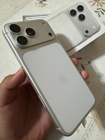 17 про макс цена ош: IPhone 17 Pro Max, Б/у, 256 ГБ, Matte Silver, Защитное стекло, Чехол, Коробка, 93 % — 5