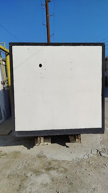 19 litr su: Metal karkaslı, ağ rəngdə sandıq/konteyner - Material: qalın metal — 2