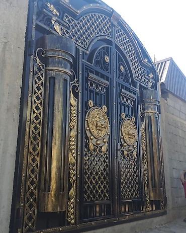 Откатные ворота: Кованые Ворота На заказ Изготавливаем ворота, Ворота распашные Ворота at lalafo.kg — 4 Откатные ворота: Кованые Ворота На заказ Изготавливаем ворота, Ворота распашные Ворота — 4