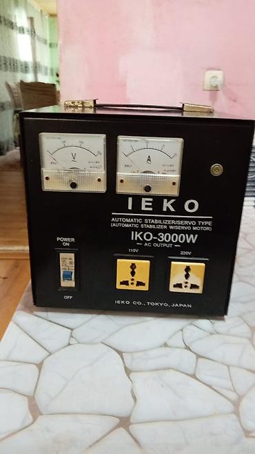 stabilizator 3000w: İşlənmiş, Ev üçün, 1 faza, Gərginliy stabilizatoru, 220/110 V, Kredit yoxdur — 2