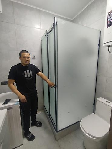 Душевые перегородки и ограждения: Душевые перегородки и кабины из закалённого стекла. 4800кв - — 10