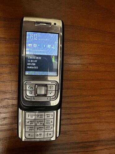 телефон редми6а: Nokia E65, Колдонулган, < 2 ГБ, түсү - Күмүш, 1 SIM