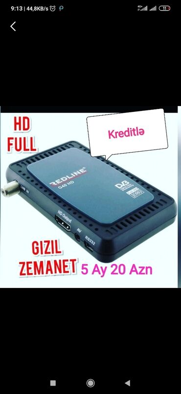IT, internet, telekom - Azərbaycan: Krosna kredit quraşdırılması Krosnu kamplekt sifarişi Peyk antena