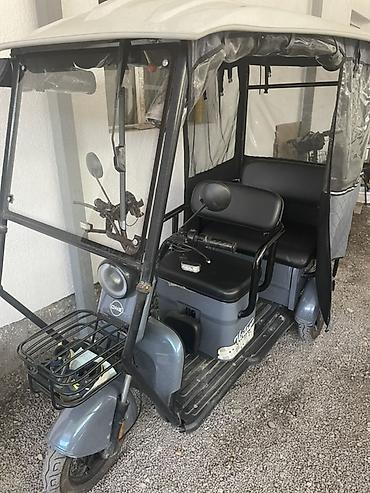 mini ev: Электрический трицикл с крышей и остеклением кабины - Тип — 1