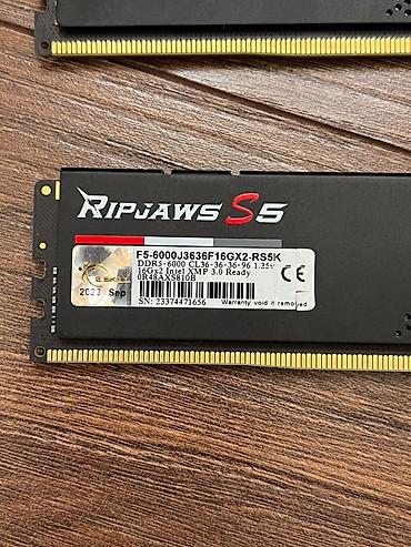 ddr5 озу: DDR5 32gb 6000mhz G.SKILL Ripjaws S5 — комплект (2×16 ГБ) — 3