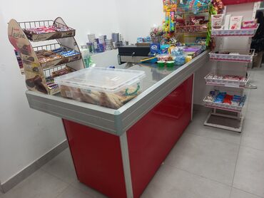 денежный ящтк: Прилавок/кассовый узел для магазина. - Прямой кассовый стол с