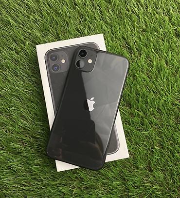 IPhone 11, Б/у, 128 ГБ, Черный, Защитное стекло, Чехол, Коробка, 100 %