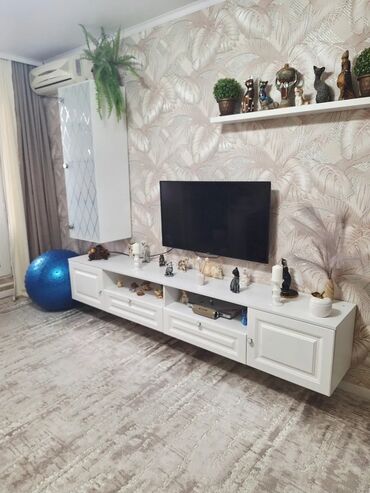 сдается квартиру бишкек: 2 бөлмө, 54 кв. м, Жеке план, 2 кабат, Дизайнердик ремонт