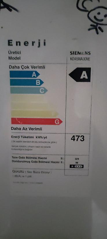 soyducu ucuz: İşlənmiş 2 qapılı Siemens Soyuducu Satılır, rəng - Ağ, Təkərli — 2