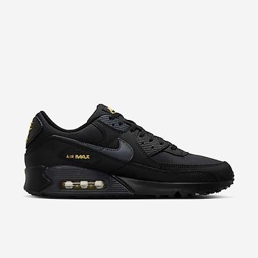 solid 2 0 heets: NIKE Air Max 90 Black Buff Gold Men's br.42,5 cm 27
IB — 2