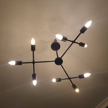 светильник led: Led Çılçıraq, 4 və daha çox lampa, Metal