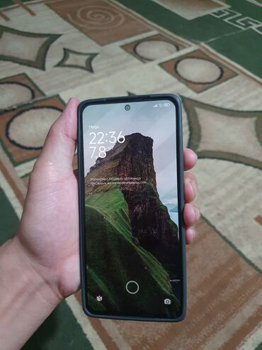 телефон redmi note 12: Redmi, Redmi Note 13, Колдонулган, 256 ГБ, түсү - Көк, 1 SIM, 2 SIM