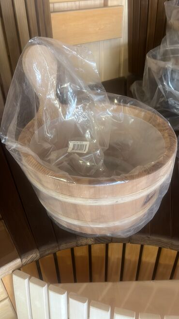 Digər tikinti xidmətləri: Sauna üçün vedrə qaşıq sauna aksesuarı sauna malları — 4