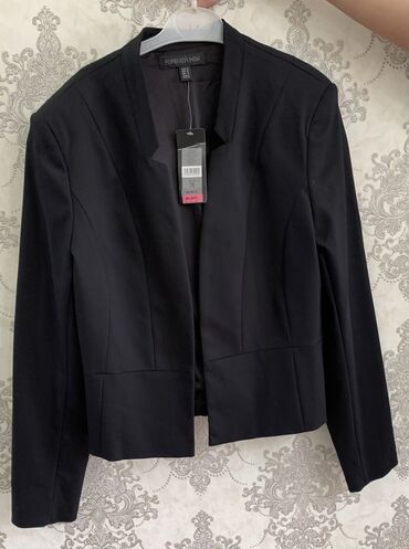 пиджак женская: Пиджак, Классическая модель, Без пуговиц, Турция, XL (EU 42)